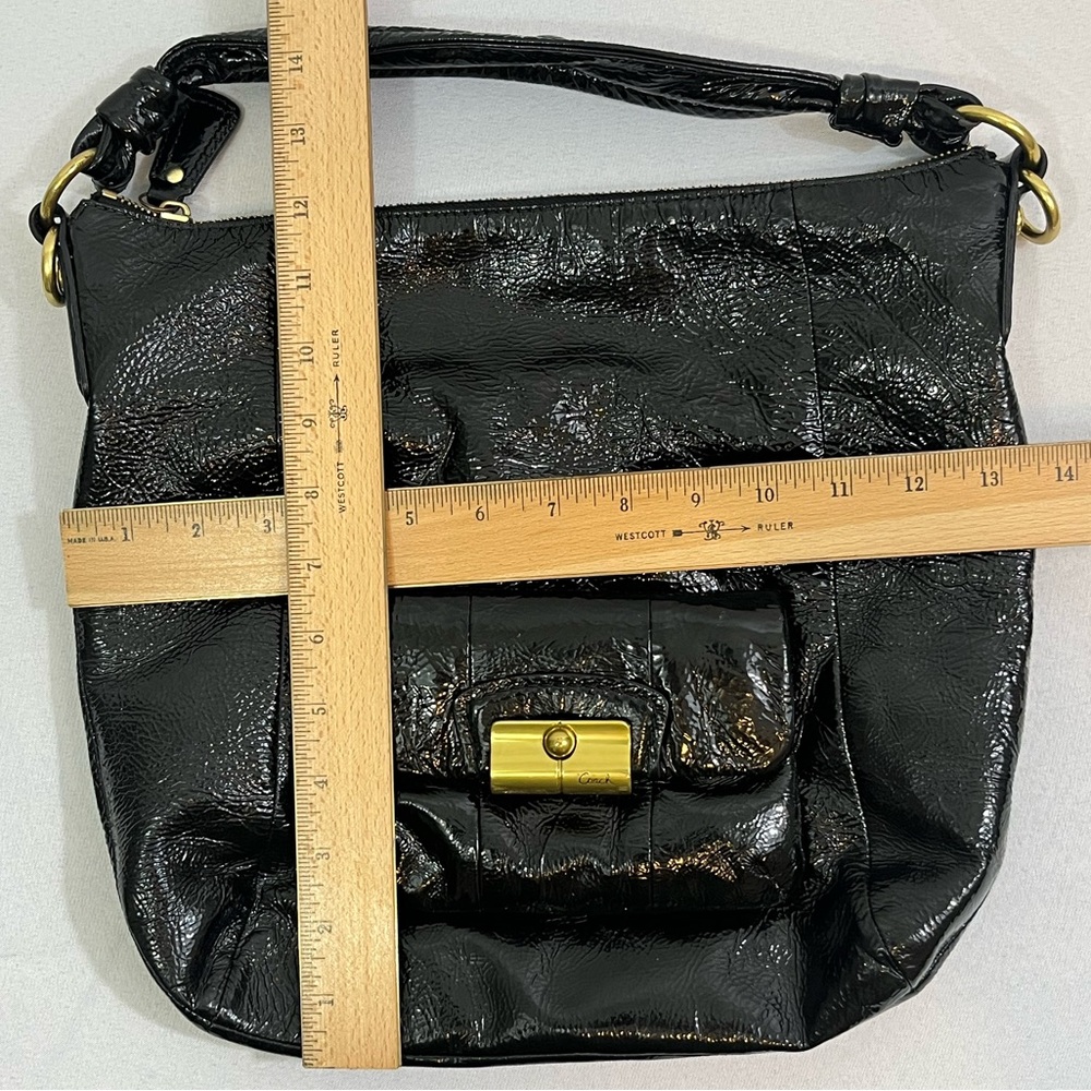 COACH Kristin Patent Leather Bag J1076-16013 - Picture 14 of 16